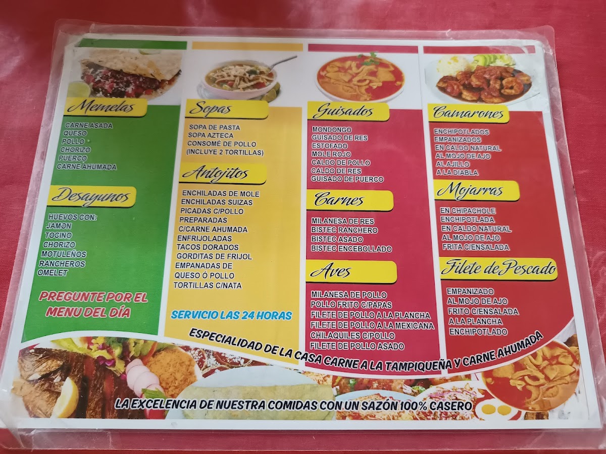 Mingo Loncheria Menu - Image 1