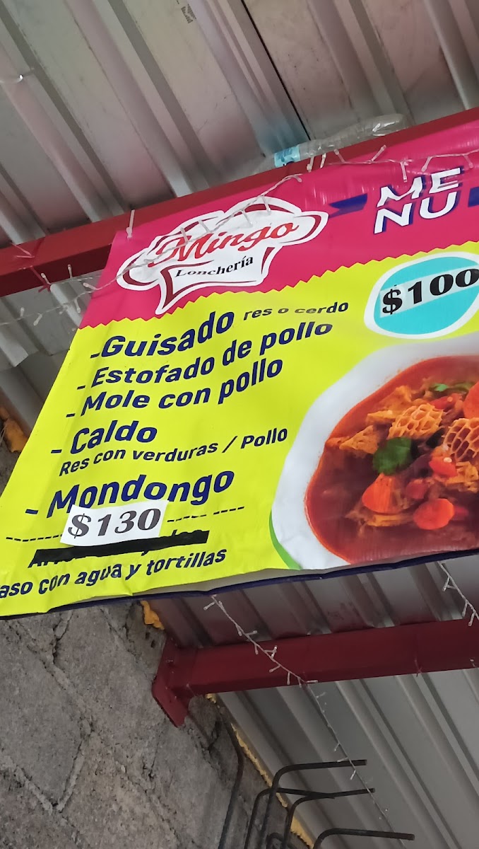 Mingo Loncheria Menu - Image 2
